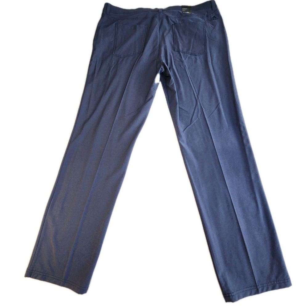 ADIDAS Ultimate365 Golf Pants Men 40 x 34‎ Blue Gray Performance Chinos NEW - Picture 2 of 7